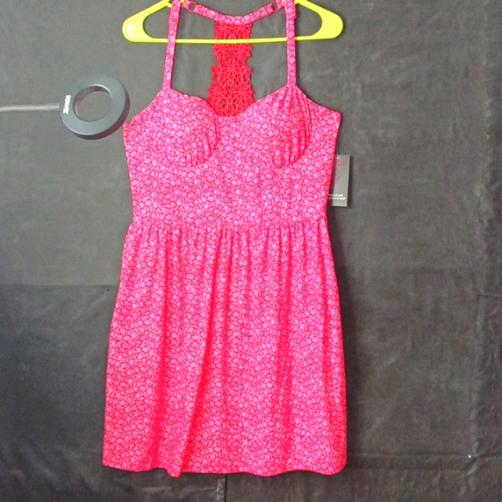 NOBO CROCHET BACK MIDI DRESS